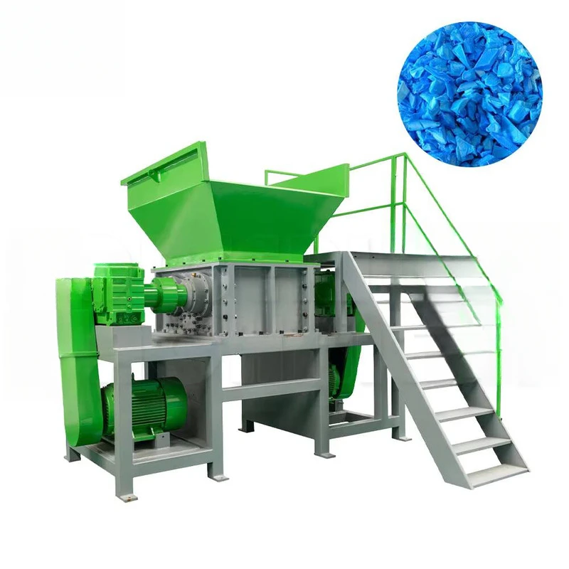 

Single Double Shaft Crusher For Recycling Industrial Waste Film And Hard Plastic Bar Wood Metal Shredding Equipment Solid