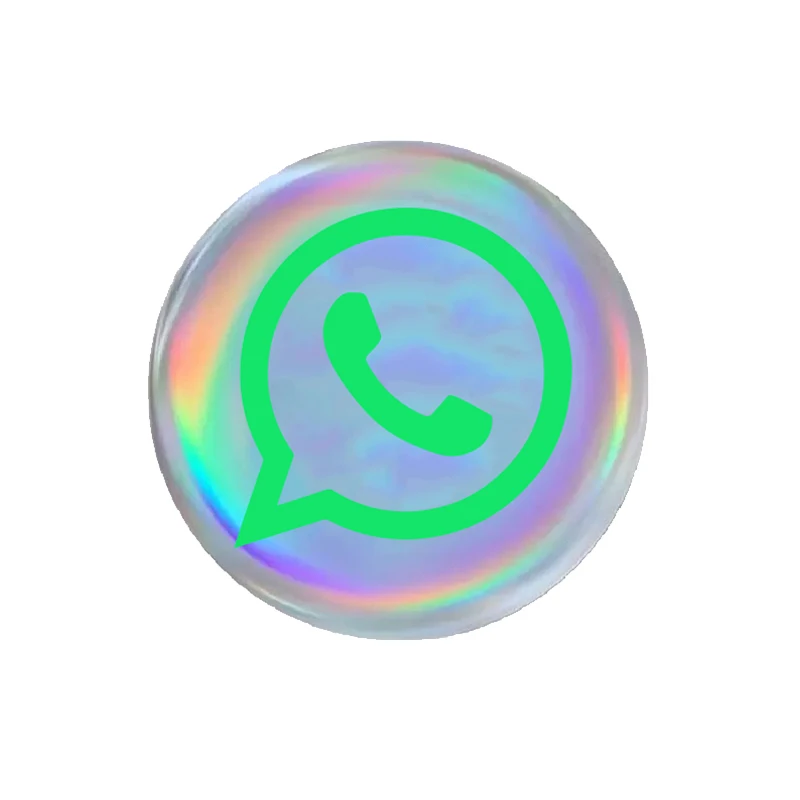 Laserowy Holograficzny Nadruk NFC Dotykowy NFC215 Duża Pamięć 504 Bajty Naklejka NFC z Epoksydową Powłoką do Google Recenzji Instagram WhatsApp