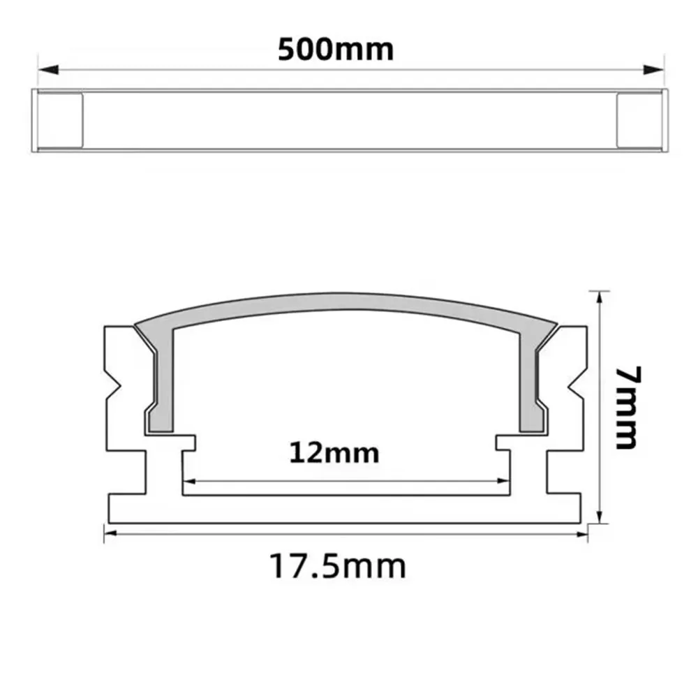 1-30pcs led strip lamp cabinet lamp kitchen cabinet lamp is applicable to 8-12mm 5730/5050/2835 led angle aluminum slot bracket