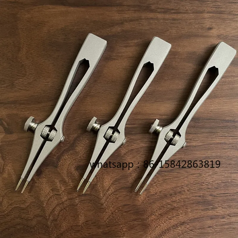 1-6mm Adjustable Leather Punch, Hex Shank High Carbon Stainless Steel for Round & Olive Holes