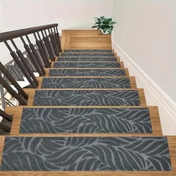 Washable non-slip Stair Treads Protector Rug Self-adhesive Carpet 1/5/10 Pcs Safety Stair Pad Stepping indoor Floor mats76x20CM