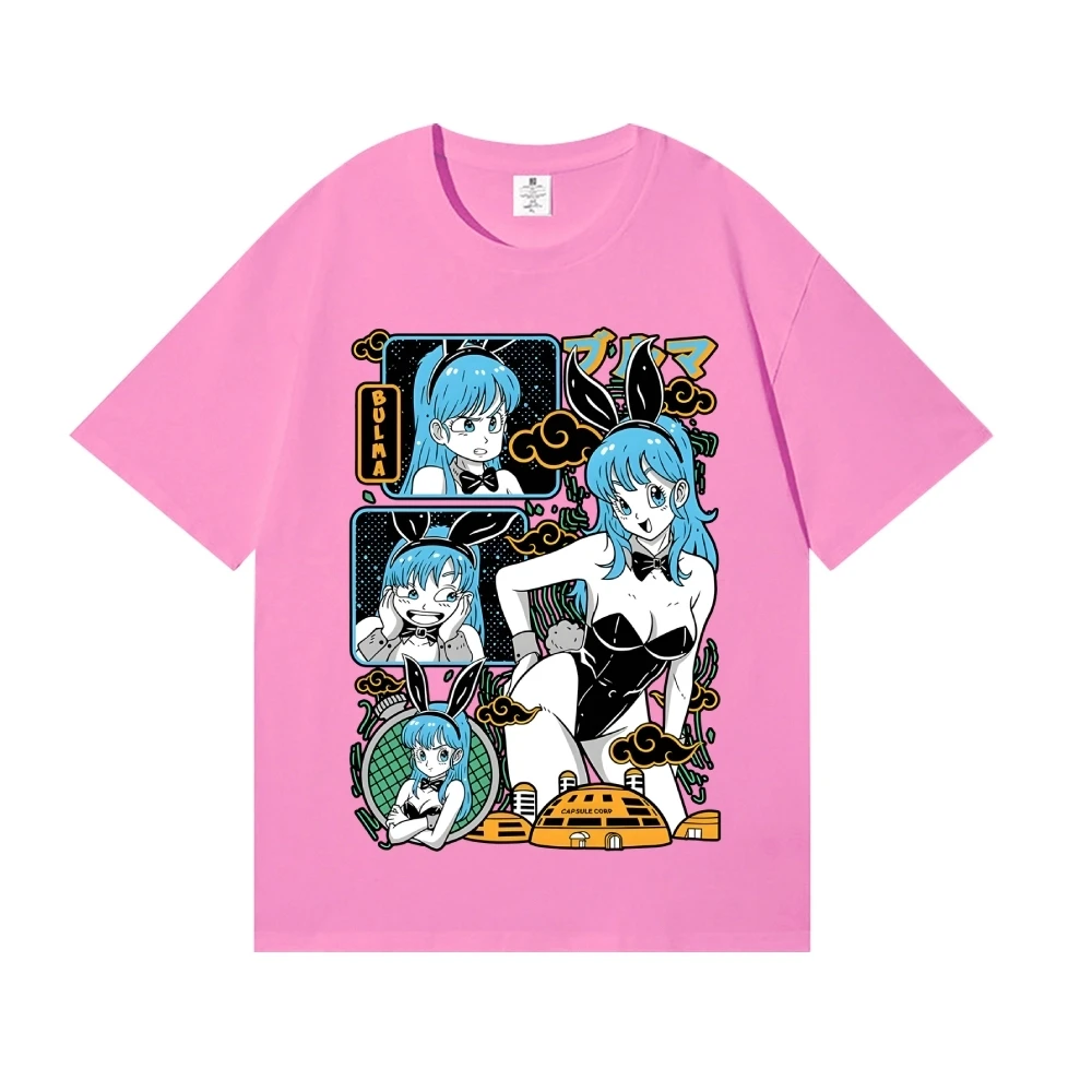 2026 New Dragon Ball Boomer Japanese Classic T-shirt High Quality Street Wear for Men and Women Summer Men's T-shirt