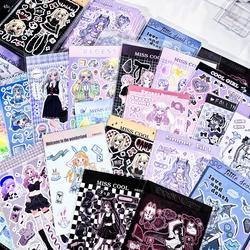 SKYSONIC BOBO-Conjunto Completo Série Adesivos Decorativos, Sweet Girl Idol Cartões, Scrapbooking, Etiqueta do jornal, Artigos de papelaria, 3 pcs, 4 pcs, 6 pcs, 8pcs