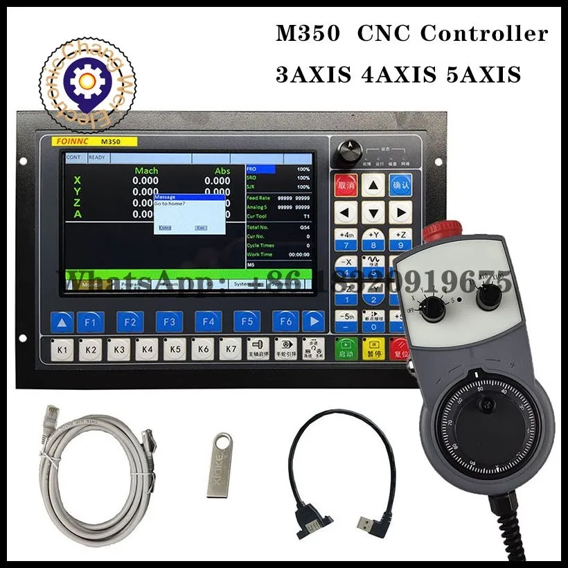 V2 M350 DDCS EXPERT 3/4/5axis 1mhz G-code CNC offline controller ATC  5axis electronic handwheel to replace DDCSV3.1 Cyclmotion