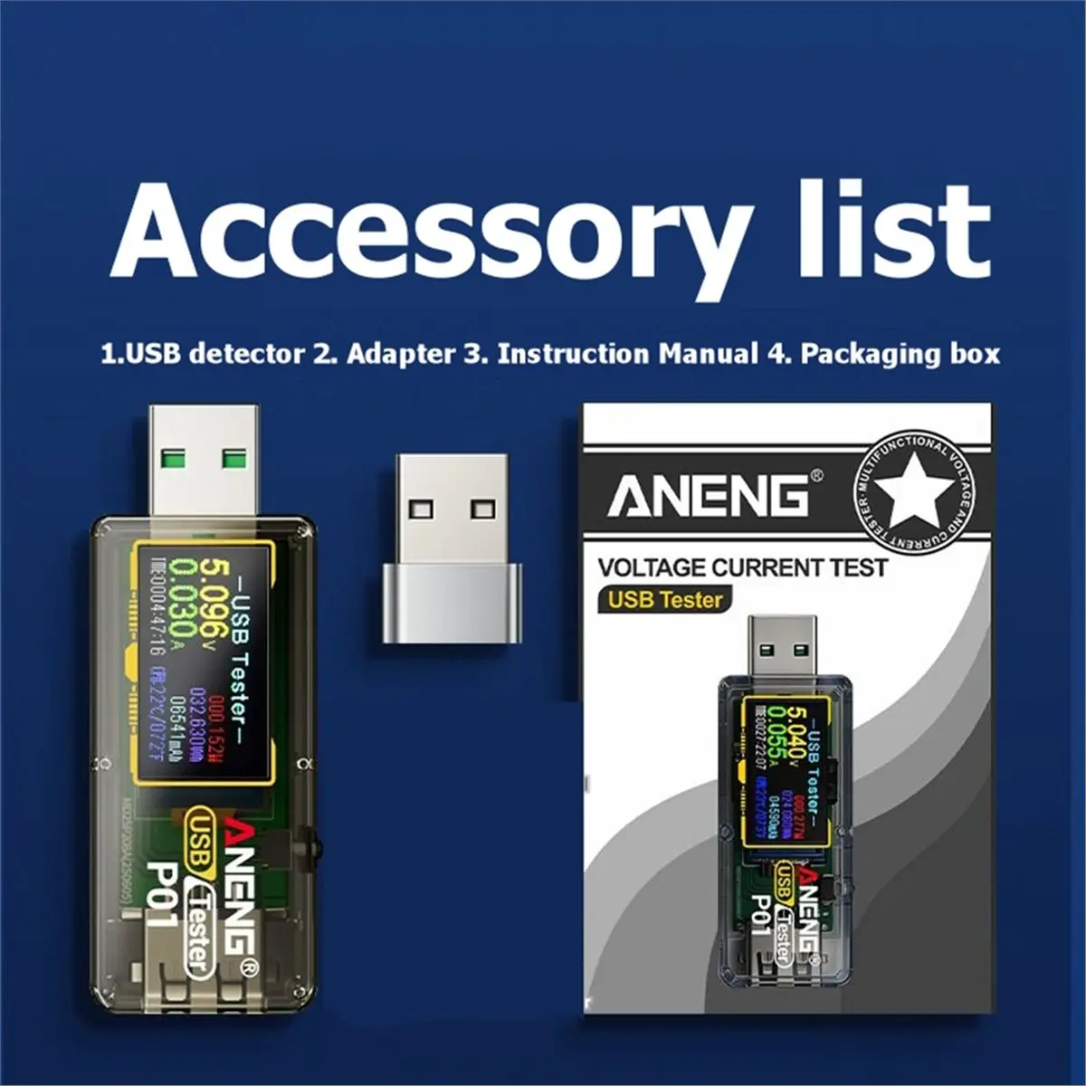 a49t-medidor-de-tensao-e-corrente-usb-tipo-c-multifuncional-para-teste-de-capacidade-de-carregador-de-celular