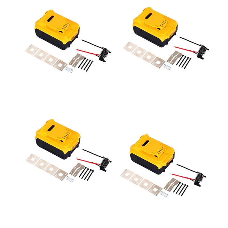 

AT53 4X Li- Battery Plastic Case PCB Charging Protection Circuit Board Shell For 18V 20V Li- Battery