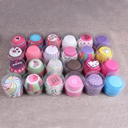 100PCS/Set Cake Paper Cup Muffins Paper Cupcake Wrappers Oil Proof Cake Paper Holder Baking Cup Cases Baking Utensils