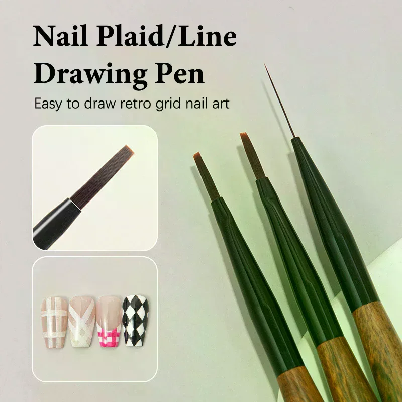

Кисть для дизайна ногтей, проверка сандалового дерева, рисование ногтей, длинная линия, кисть для дизайна ногтей, кисти для рисования, сделай сам, дизайн, маникюрные инструменты