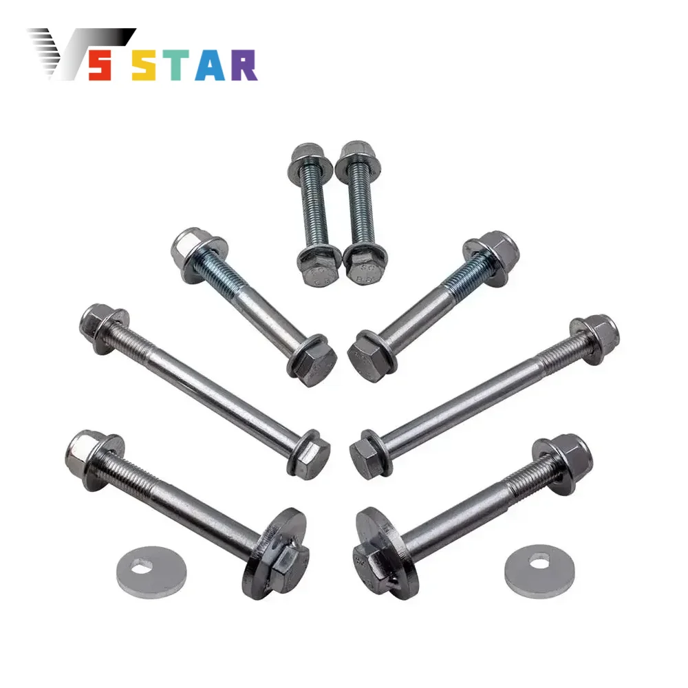 

Durable Aluminium Front Control Arm Cam Bolts & Hardware Mounting For 2003-2009 Dodge Ram 1500 2500 3500 Silver LN-1026