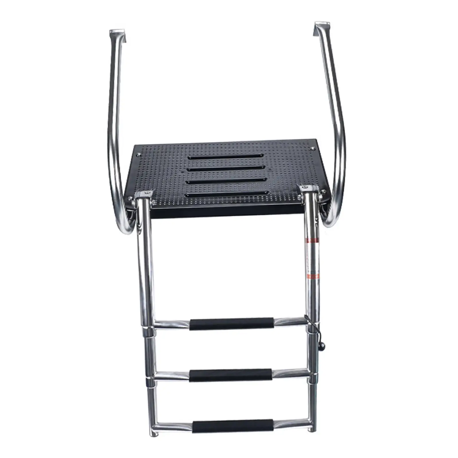 3 خطوات بديلة لملحقات سلم القارب، خطوات واسعة ممتازة، سهلة التركيب، سلم قابل للطي من الفولاذ المقاوم للصدأ شديد التحمل ومضاد للانزلاق #3