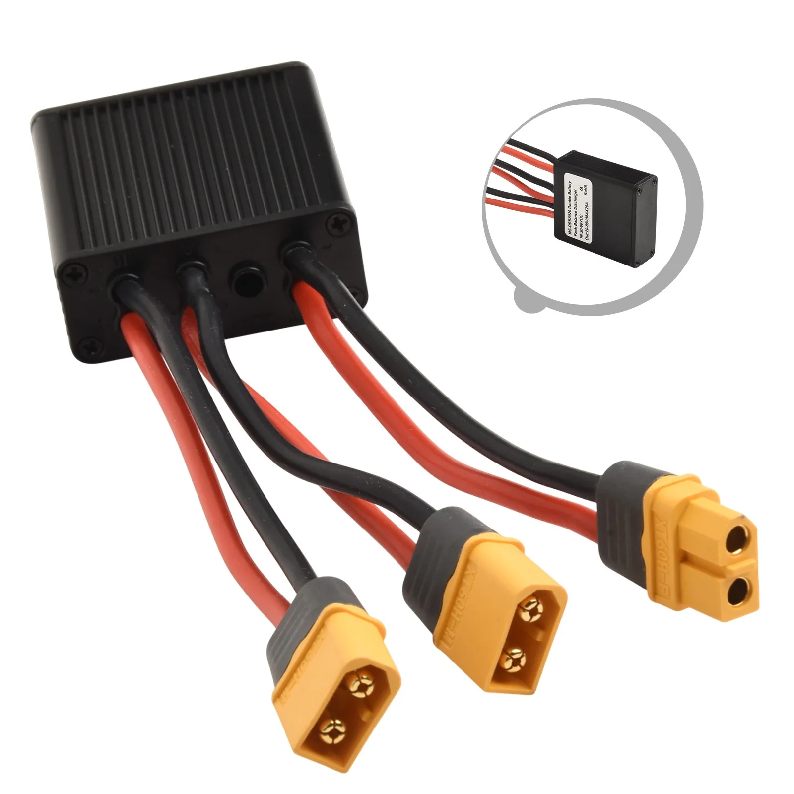 

Battery Voltage Detection Ebike Battery Pack Good Compatibility With Scooters Input Voltage Range 24V-72V 20A - 45 X 18.5 X 49
