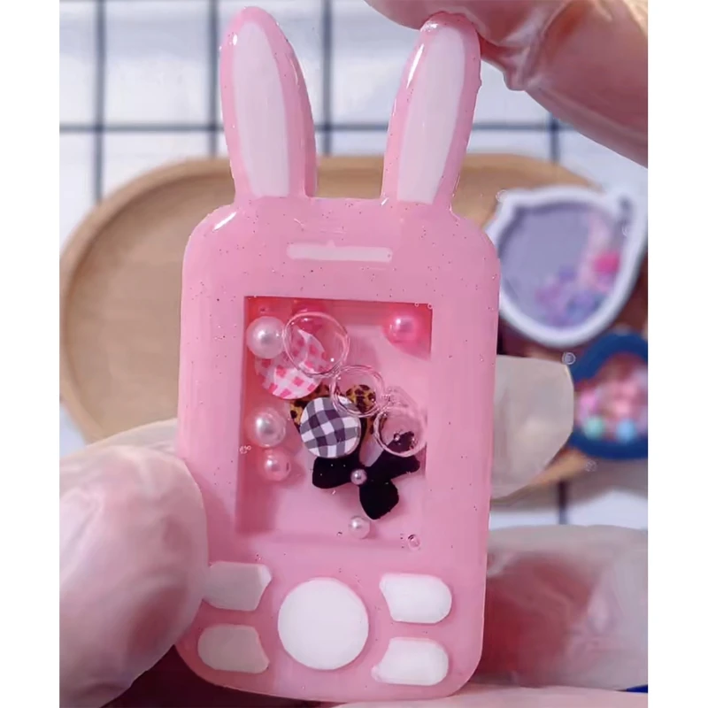 Resin Shaker Molds Silicone Resin Casting Molds Epoxy Quicksand Molds for DIY Pendant Charms Jewelry Making Accessories