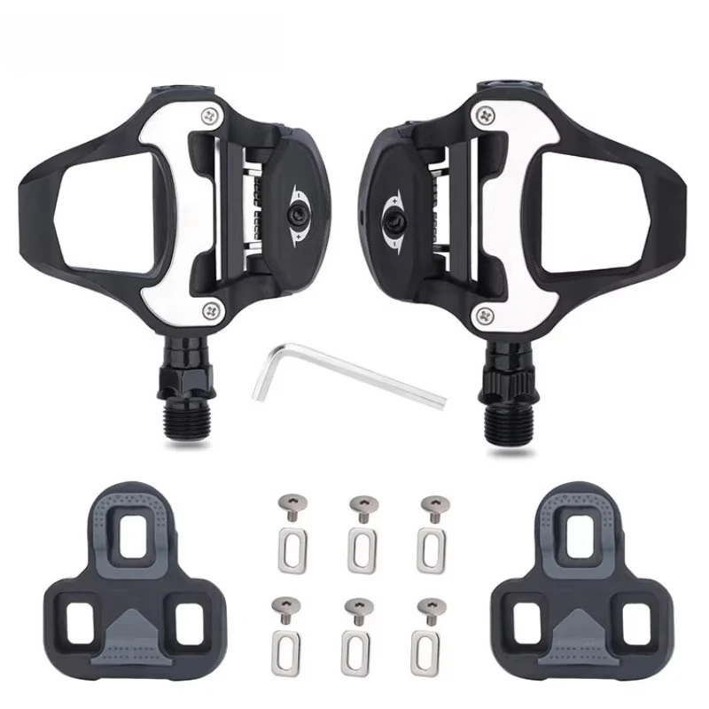 Ultralight Aluminum Alloy Road Bicycle Pedals with Self-Locking System for Cycling Shoes and Accessories