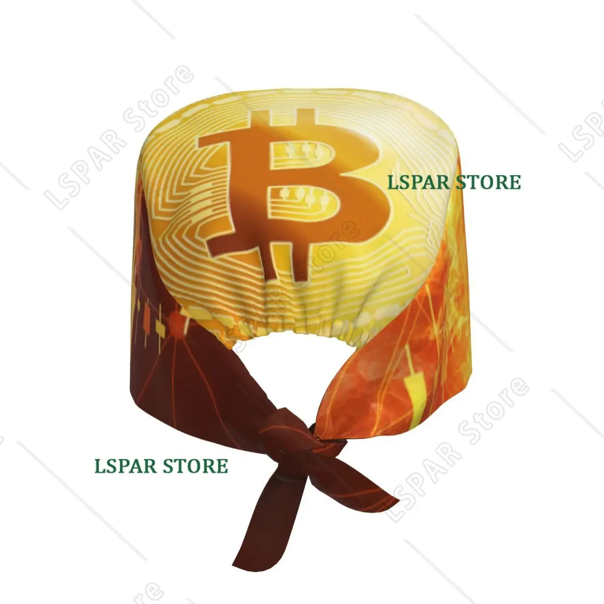 Custom Bitcoin Coin Working Cap Surgical Hats Women Men Btc Crypto Currency Operating Room Cap Nursing Cap Lab Works Hat