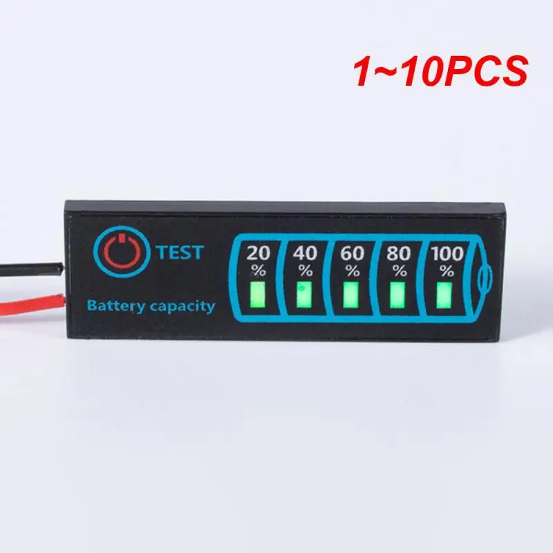 1~10PCS 18650 Li-ion Lipo Lithium 5-30V Acid Battery Level Indicator Tester LCD Display Meter Module Capacity Meter