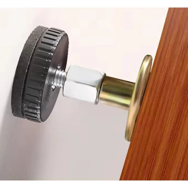 4PCS sets High Quality Mute Fixed Wall Protection Anti-shaking And Anti-collision Fixator Adjustable Height Bedside Fixing Tool