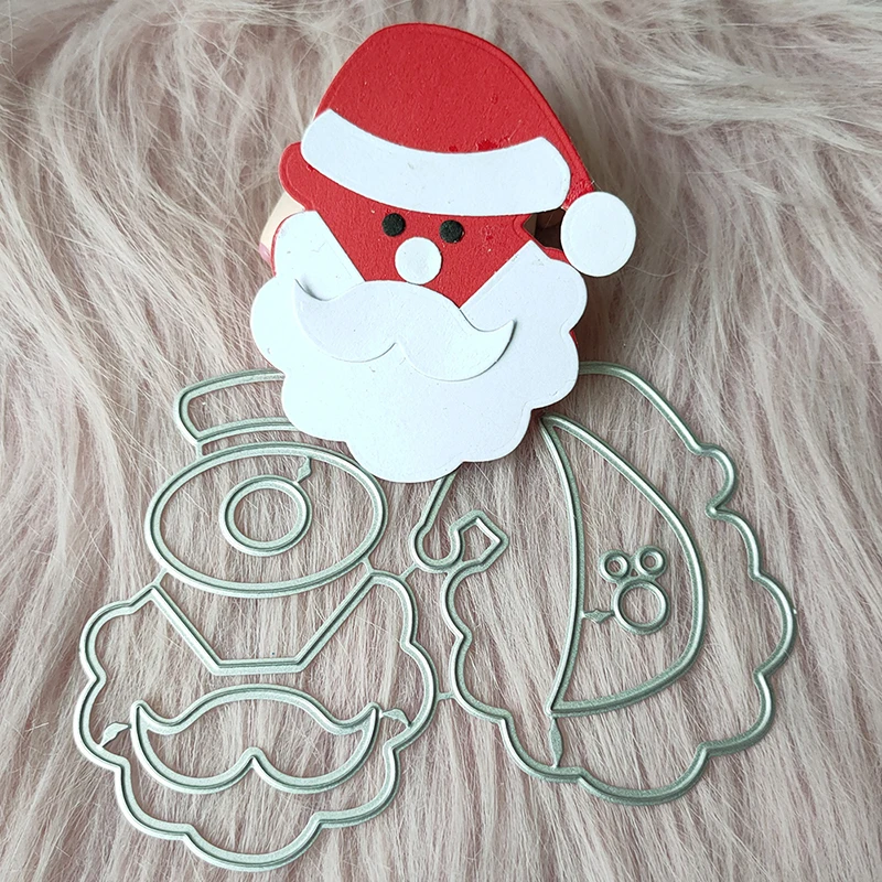 New Father Christmas metal cutting die mould scrapbook decoration embossed photo album decoration card making DIY handicrafts