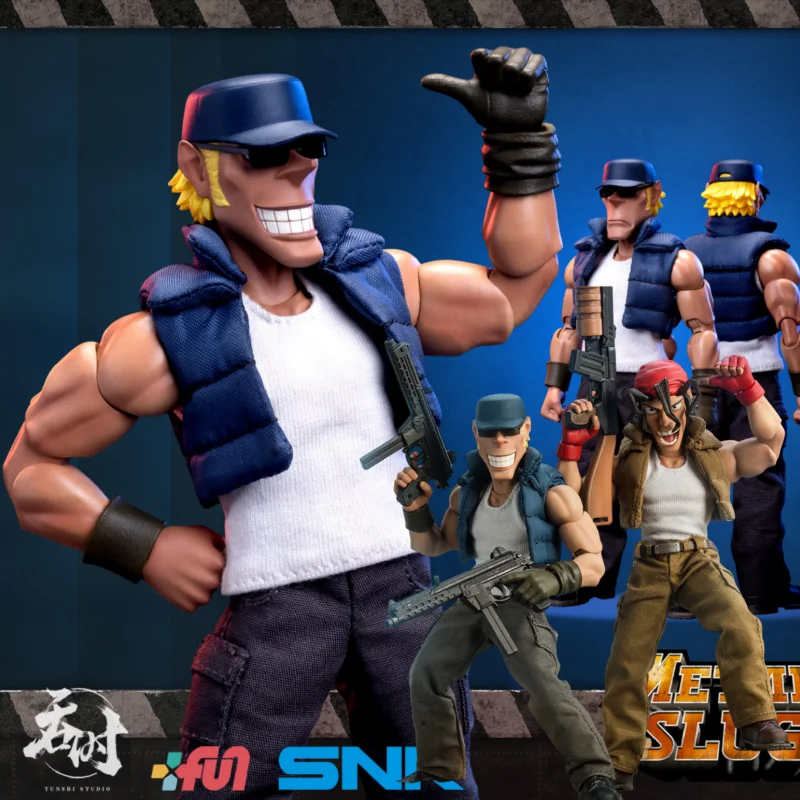 

Оригинальный TunShi Studio Metal Slug 3 Fio Eri Leona 1/12 Action Metal Slug XX 14,5 см Совершенно новая модель солдата, фигурка игрушки