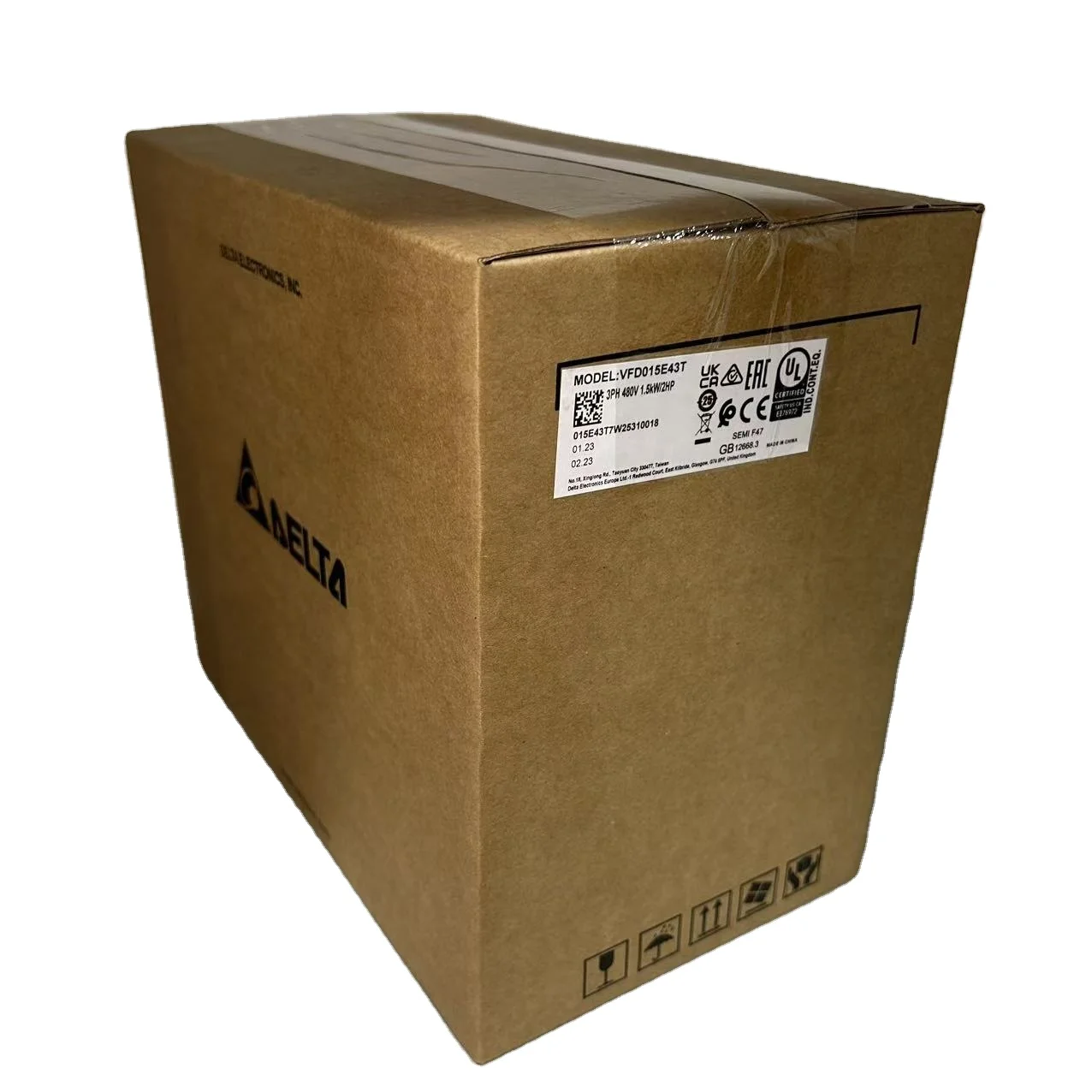 

Преобразователь частоты VFD015E43A 460В/3Ф 1500Вт серии VFD-E в наличии