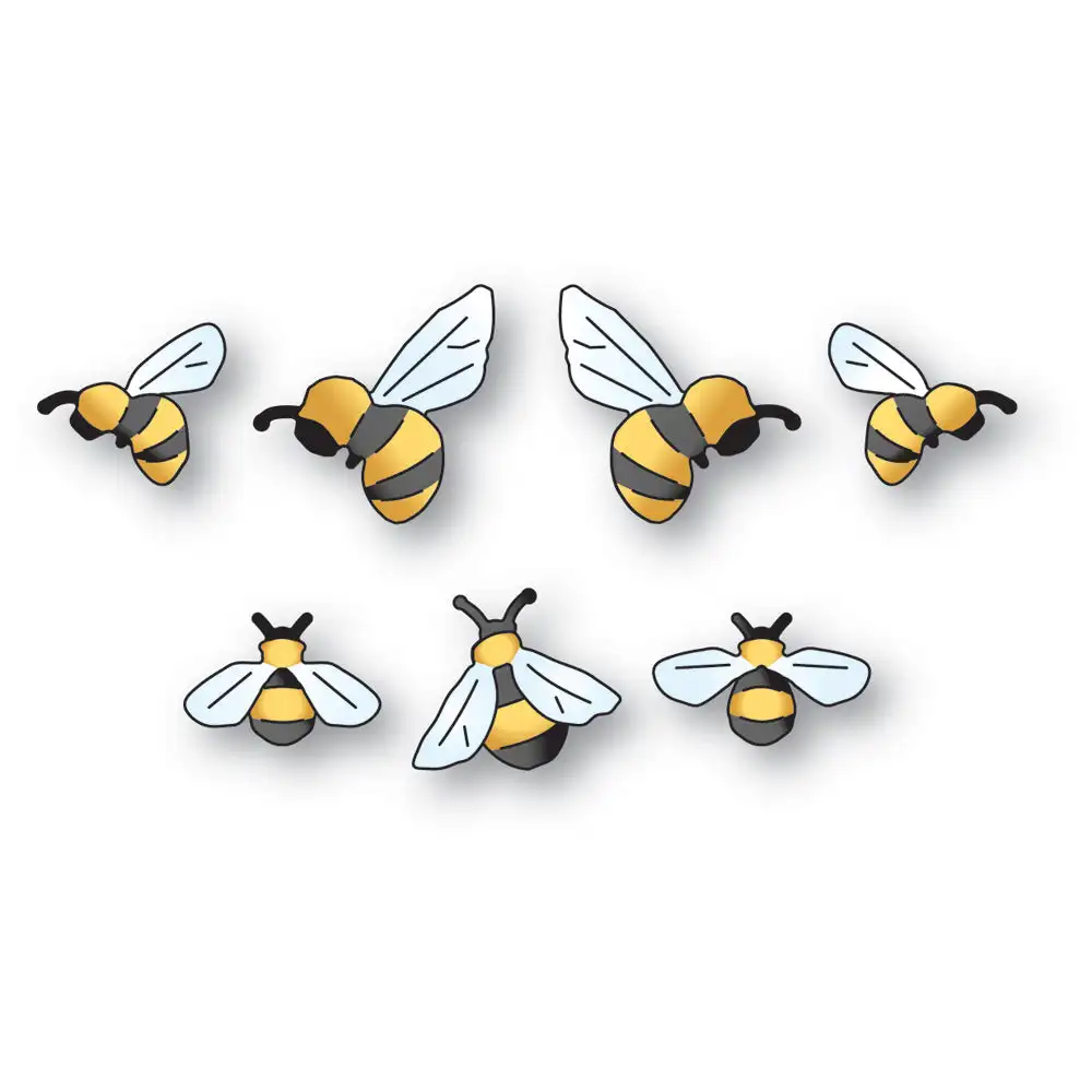 Buzzing Bumblebee Metal Cutting Dies for DIY Scrapbooking Gifts Greeting Cards Handmade Albums Decorative Embossing Crafts