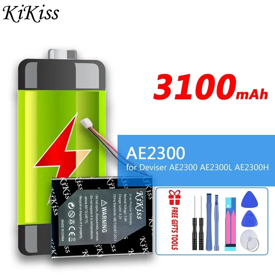 

3100mAh KiKiss Powerful Battery for Deviser HYLB-1787 AE2300 AE2300L AE2300H Optical fiber tester