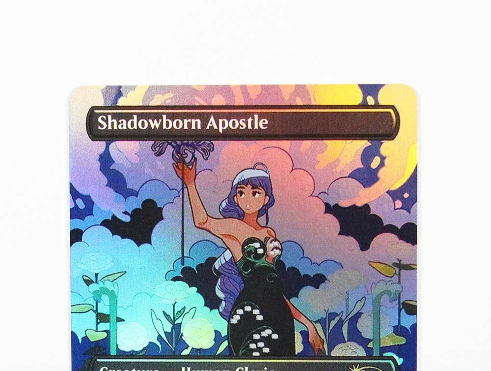 

(Shadowborn Apostle) Foil /Holo TCG Magical Proxy Cards Game Black Top Quality Proxy Gathering Board Playing Game Trading Cards