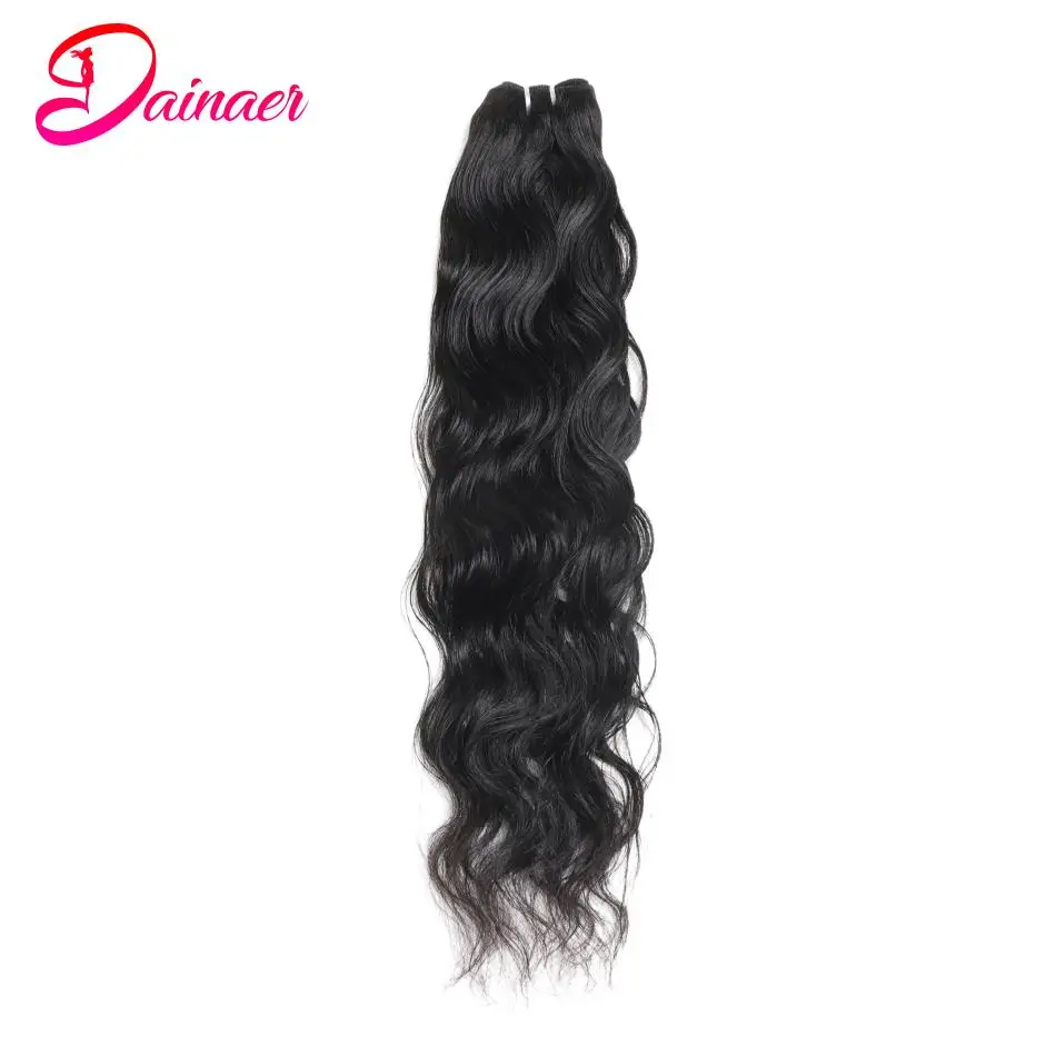 Remy extensões de cabelo, 100% cabelo humano, Malásia, Natural Wave Bundle, Weave Bundle, 1 Bundle