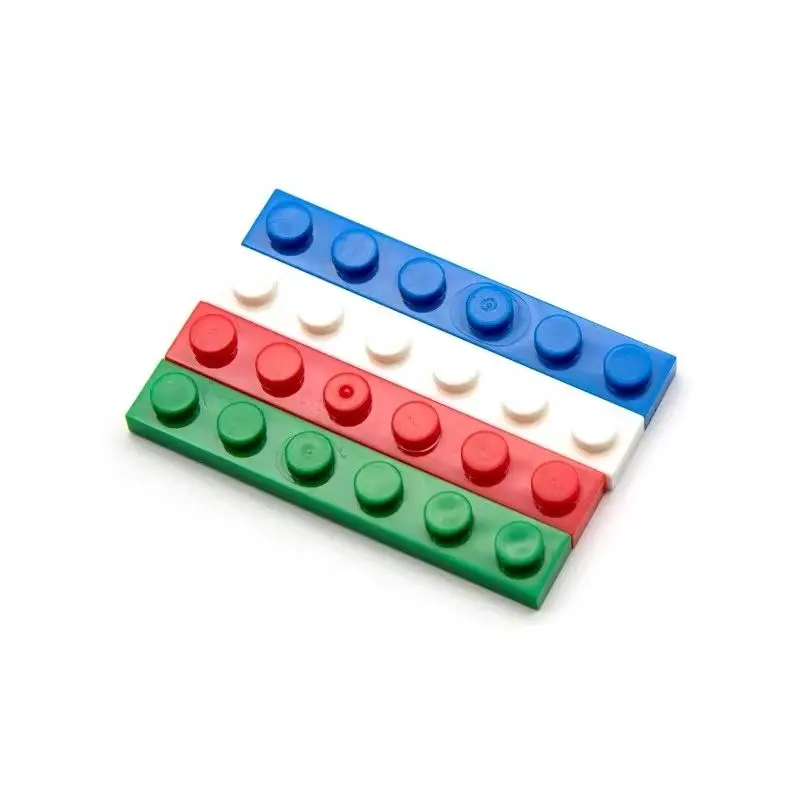 10 Stück Platte 1x6 3666 Kompatibel mit Bekannter Marke Bausteine Klassische Bausteine Spielzeug MOC DIY