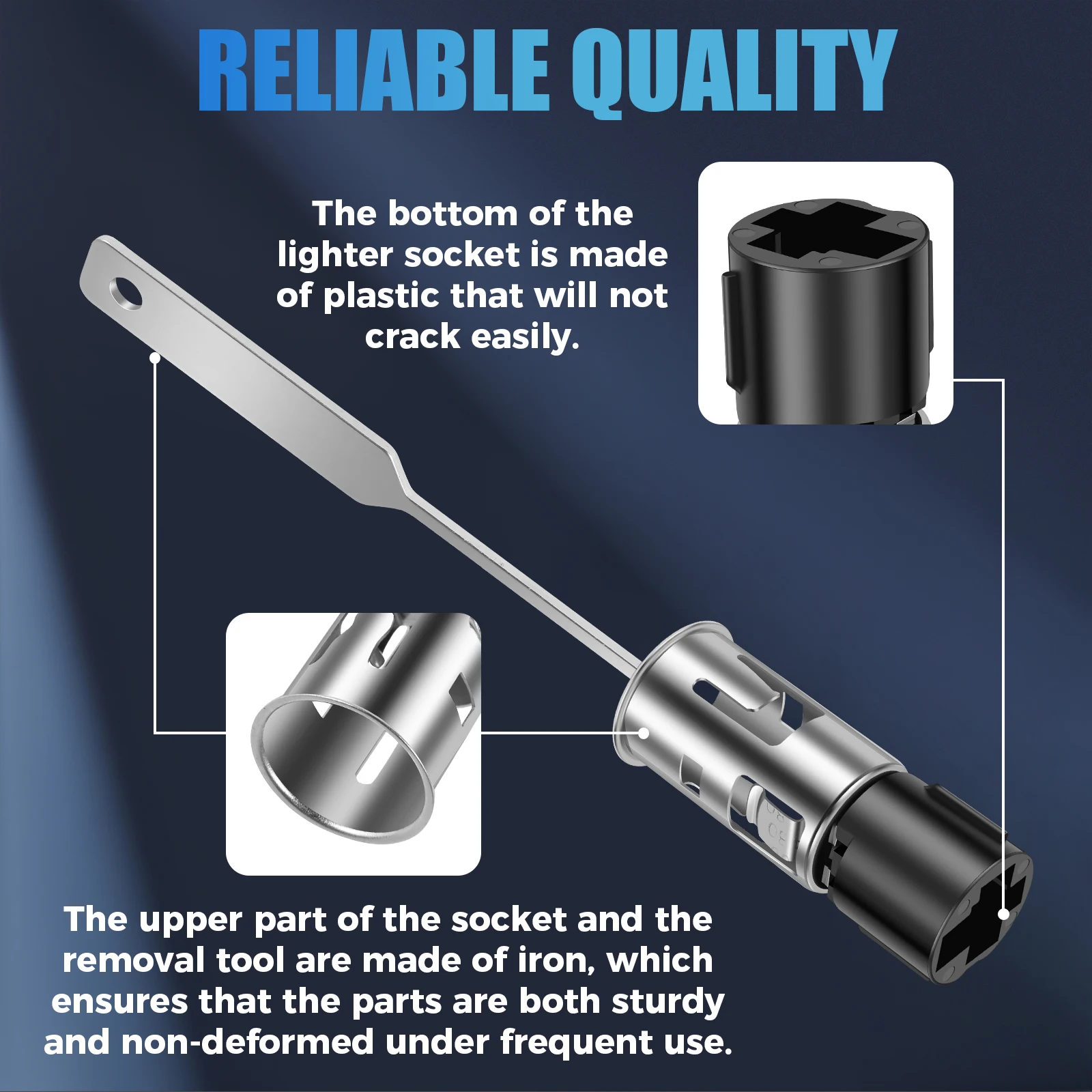 cigarette lighter tool Lighter Socket Disassembly Tool Socket Removal Tool Replaces Part for Cars  GM Lighter Socket Cigarette Lighter Base Disassembly