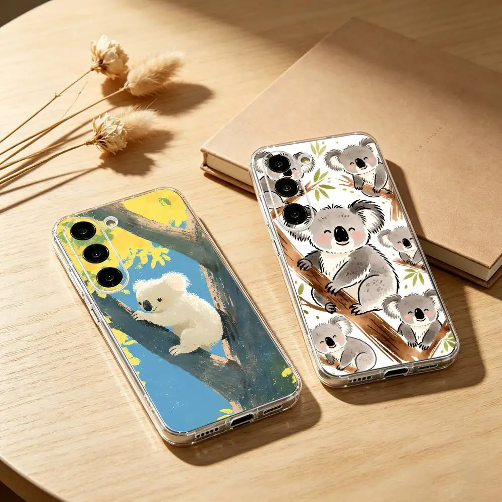 K-Koala Bear Cute Phone Case For Samsung Galaxy A91,80,73,72 ,71,53,52,32 ,31,22,21s,20,Transparent Case