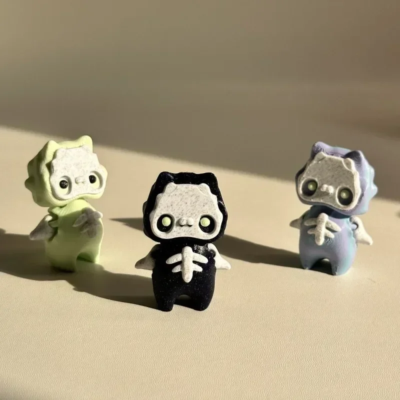 PLA 3D Printing Mini American Devil Cute Model Desktop Decoration Ornament For Friend Gift 4.1x5.1x2.1cm