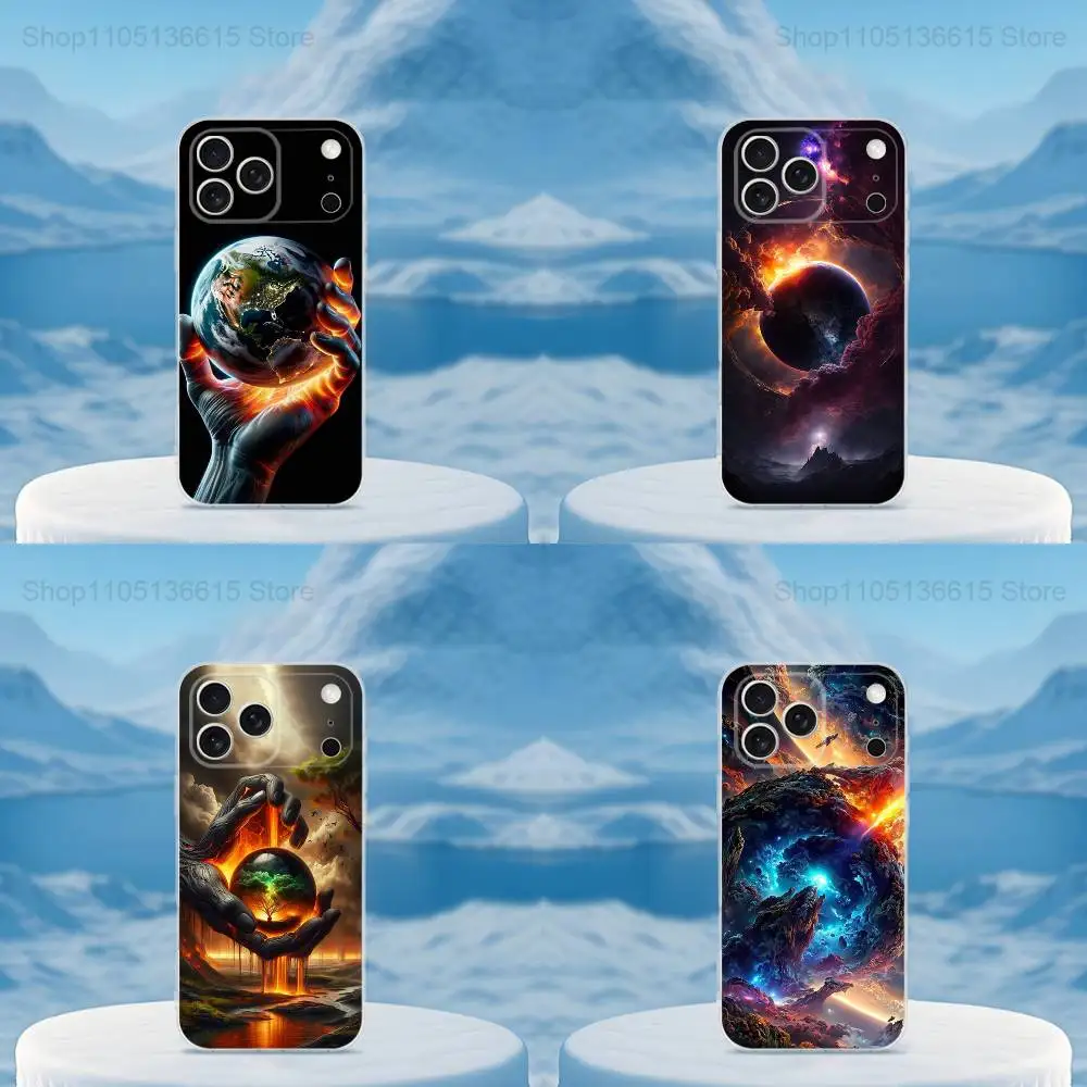 

Fantasy Environmental Art Phone Case For iPhone 16,15,14,13,12,11,17 Pro,Max,Plus,X,XS,XR,SE,Mini Transparent Soft Cover