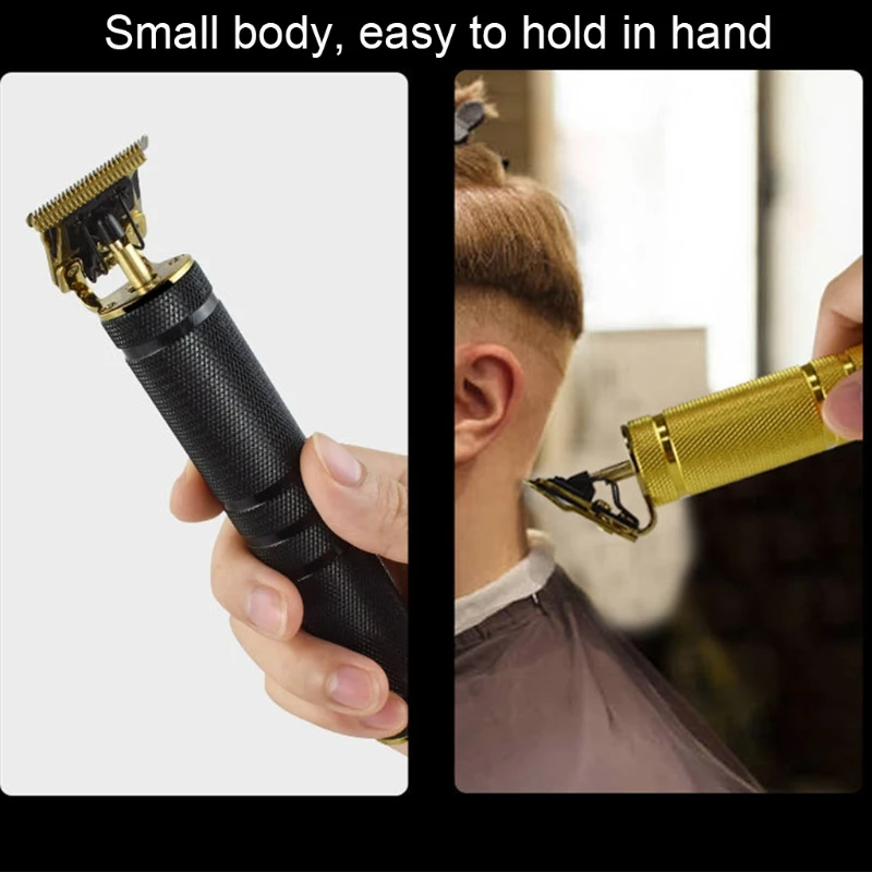 Professional Cordless Outliner Hair Trimmer 0mm Baldheaded Clipper T-Blade Drop Shipping