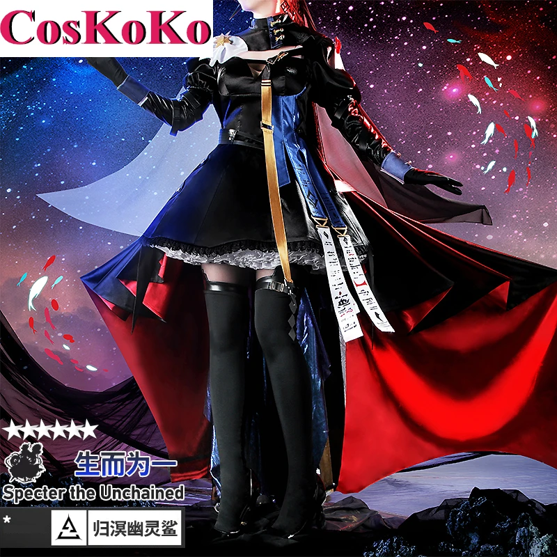 

【Индивидуальные】CosKoKo Spectre The Unchained Косплей Аниме Игра Arknights Костюм Милая Боевая Униформа Хэллоуин Ролевая Игра Одежда