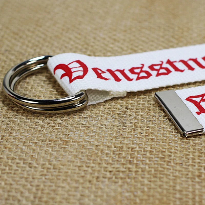 حزام بإبزيم على شكل حرف D من قماش النايلون للجنسين مقاس 130 سم، حزام خصر خارجي محايد