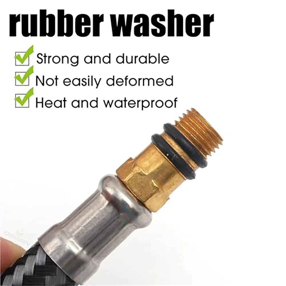 1 box Spacer Plumbing Faucet O-rings Rubber Washer Sealing Gasket Faucet Accessories Seal Ring Set for Kitchen Bathroom 4