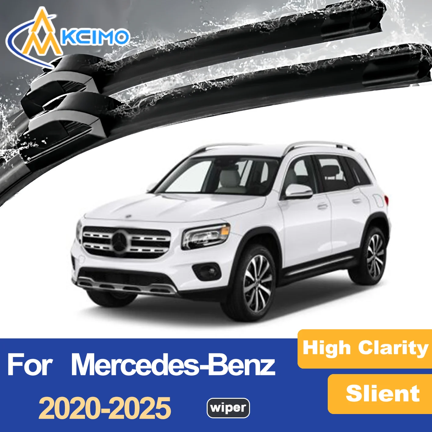 

Premium Wiper Blades for 2020–2025 Mercedes-Benz GLB X247 Streak Free, Durable Ideal for Clear Visibility