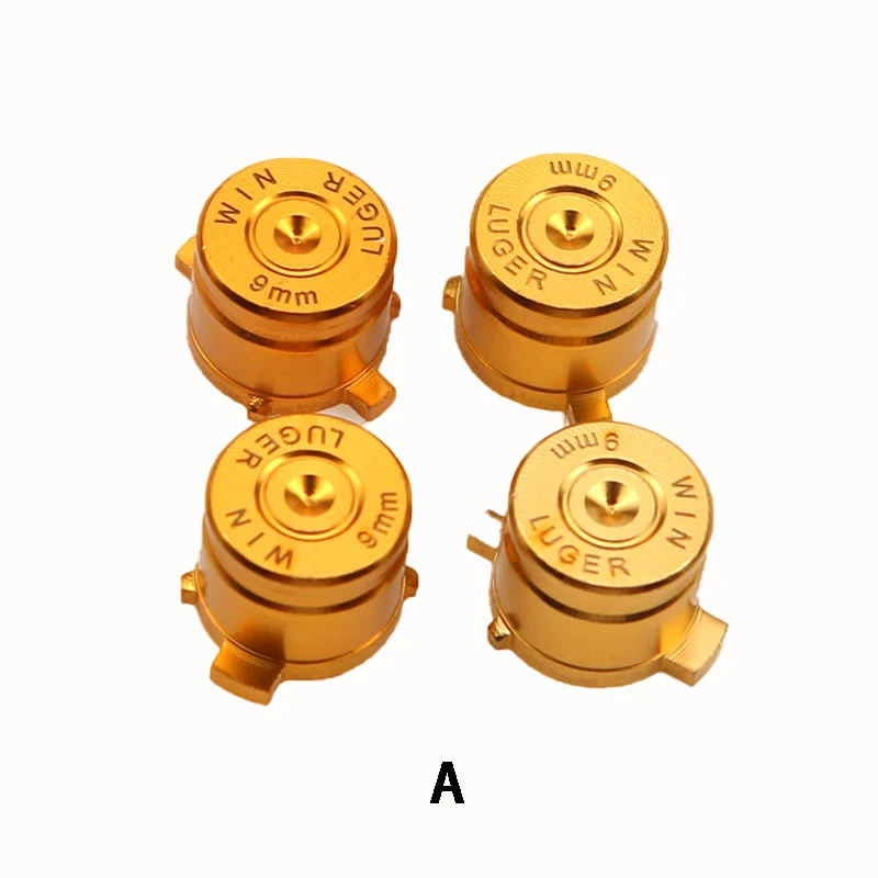 YuXi-Metal Botão Game Handle, Botões Galvanizados Ferro, Direção Key, Acessórios de Reparação, Fit para PS3, PS4, 1Set