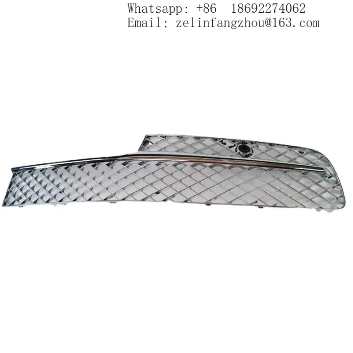 

Brand New Front Bumper Black Chrome Grill Lower Grille For Bentley Flying Spur Continental GT 2014 2016 4W0807647 4W0807648