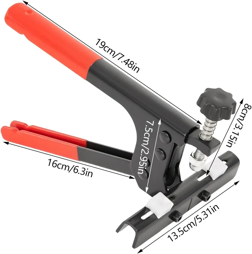 Tile Cutter, Hand Tool Ceramic Floor Cutter, Large Tile Cutter Cutting Machine, 0.12''-0.6'' Cutting Thickness, T-Shaped Tile Cu