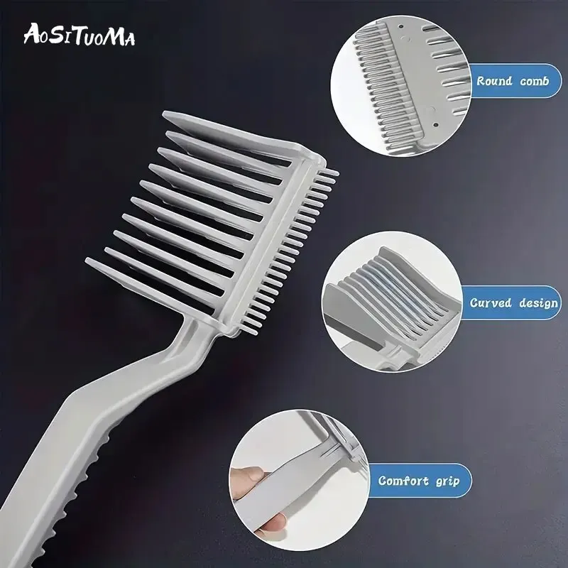 Men\'s Barber Fade Comb Professional Men\'s Hair Cutting Tools Hair Cutting Comb Heat Resistant Flat Top Comb Clipper Comb 