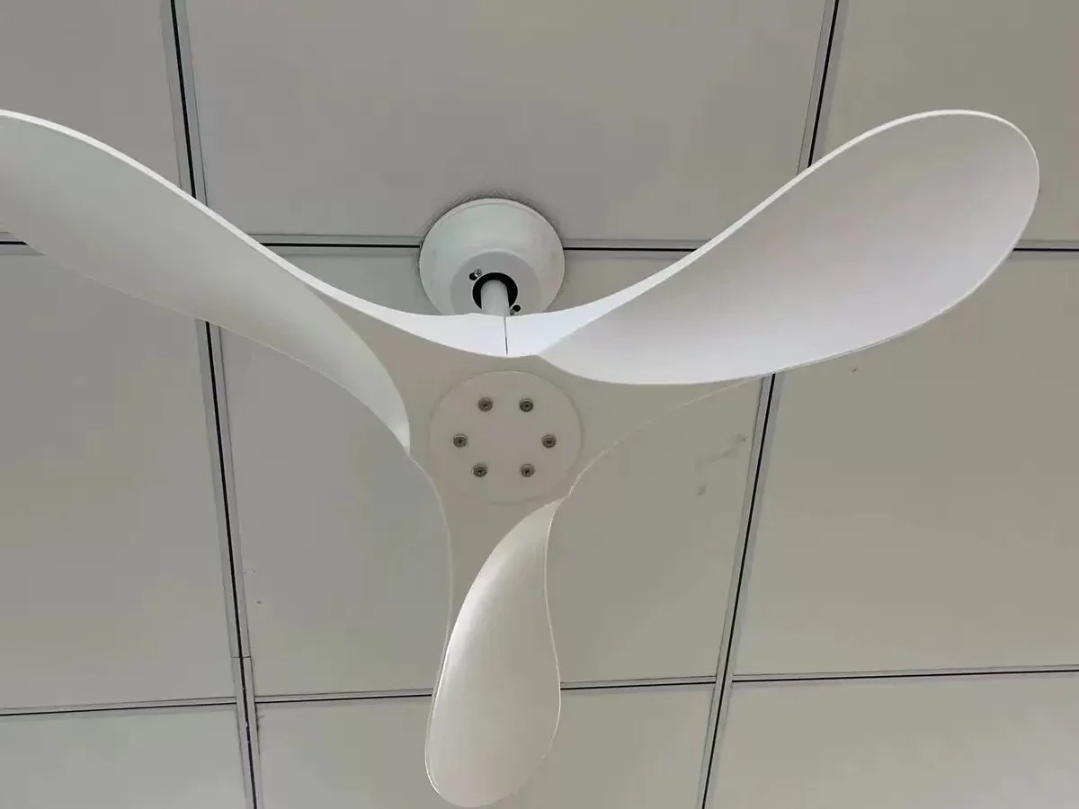 42/52/60 inch modern ceiling fan Lamp dimmable LED reversible motor slim embedded bedroom living room