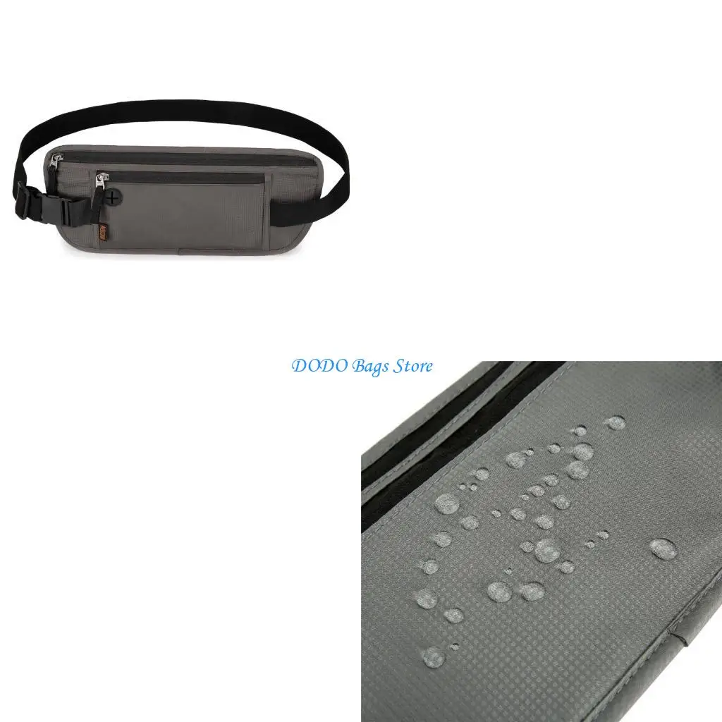 

Fanny Pack for Adult Splashproof Waist Pack Large Capacity Phone Bag Waist Bag for Cash Passports Sports Bag