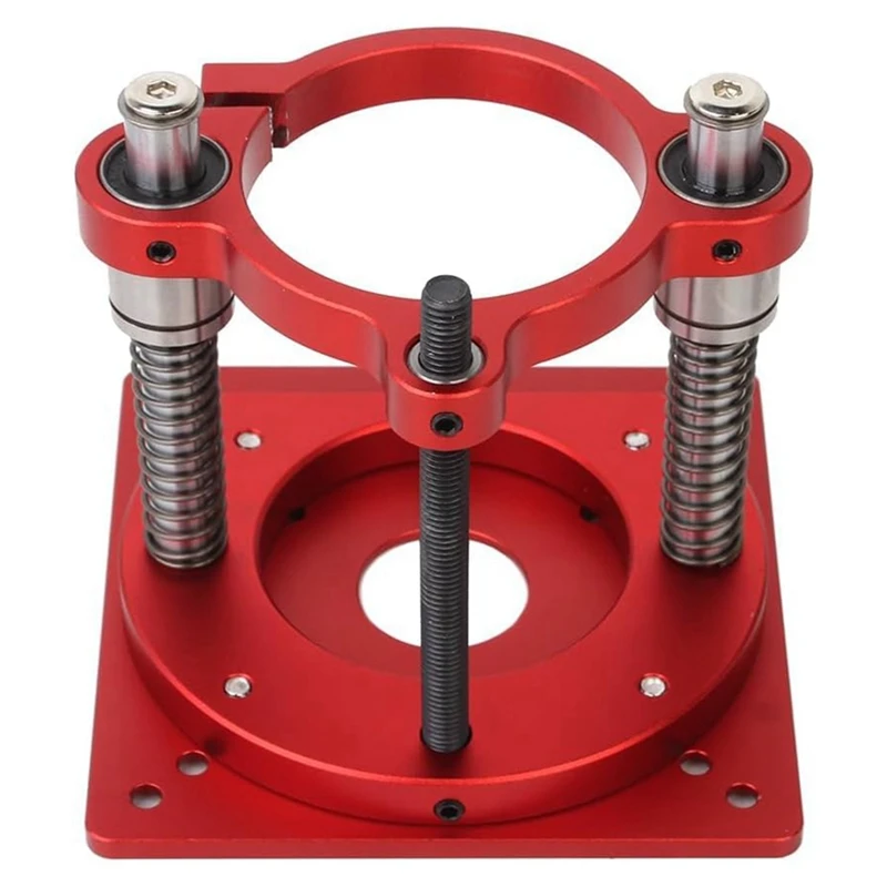 

Мини-фрезерный стол, вставная пластина и подъемник фрезерного станка для универсального обрезного станка 65 мм, квадратный деревообрабатывающий настольный фрезерный станок, простой в использовании