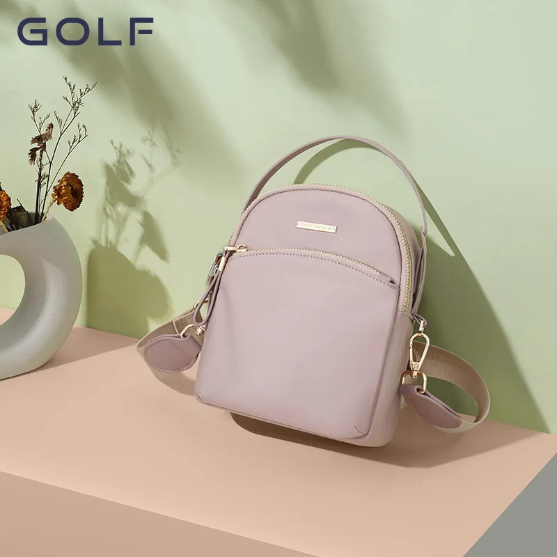 GOLF mobile crossbody bag women 2024 new casual canvas mini shoulder bag with a cute student bag