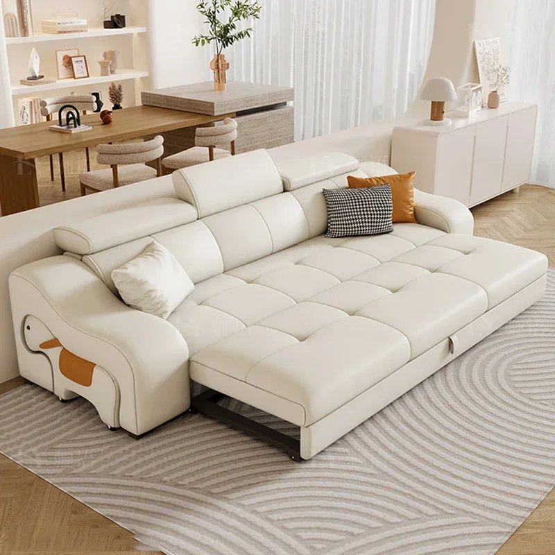 Folding Living Room Sofas Bed Purpose Apartment Nordic Luxury Soft Sofas Sectional Lazy Muebles Para El Hogar Home Decoration