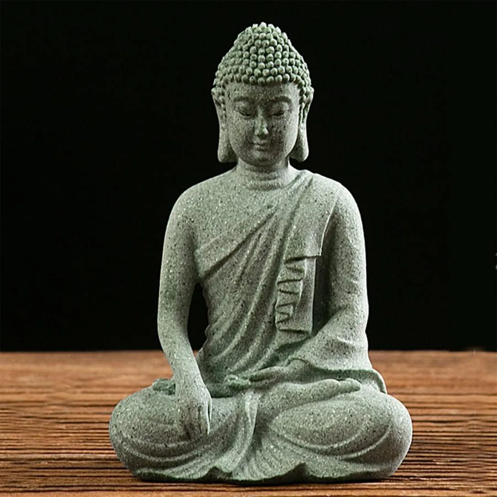 Meditating Buddha Statue Sculpture Table Art Home Room Decoration for Birthday Gifts New Year\'s Gifts