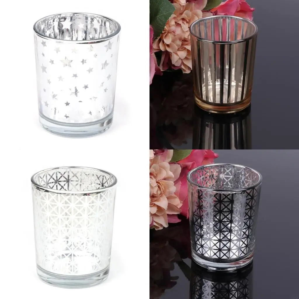 G92C Glass Holders Tealight Votive Cup For Wedding Home Party Decor New