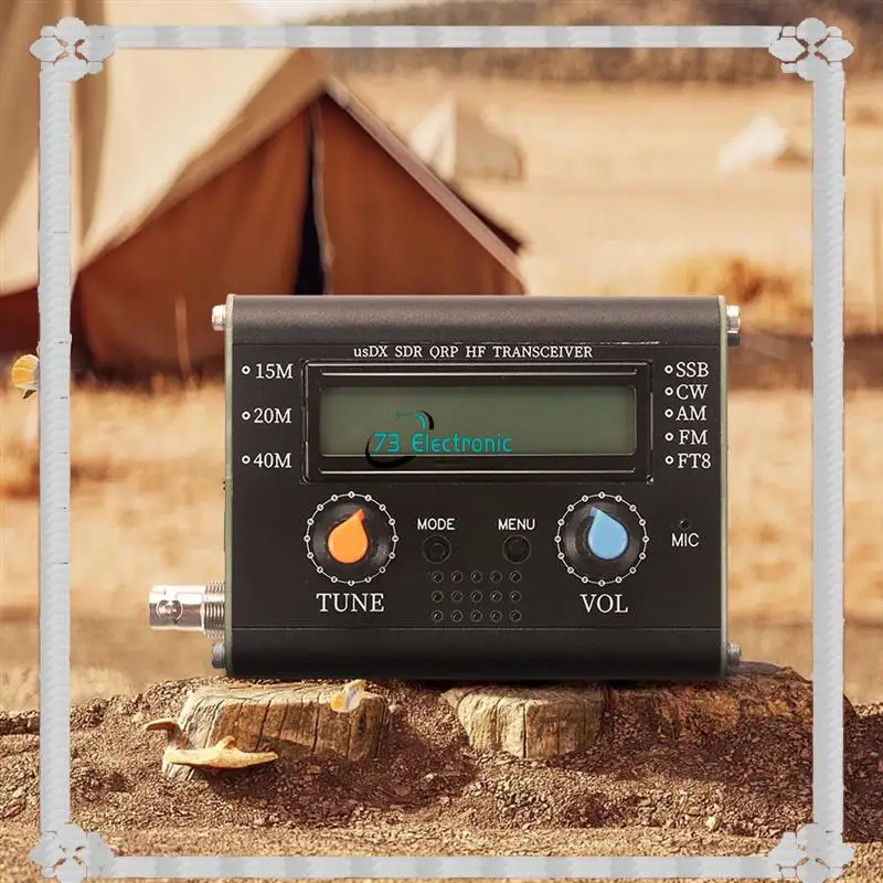 Pengiriman 24 Jam 5W USDX Transceiver 3-Band Semua Mode Transceiver Radio Transceiver USDX Transceiver Semua Mode Transceiver
