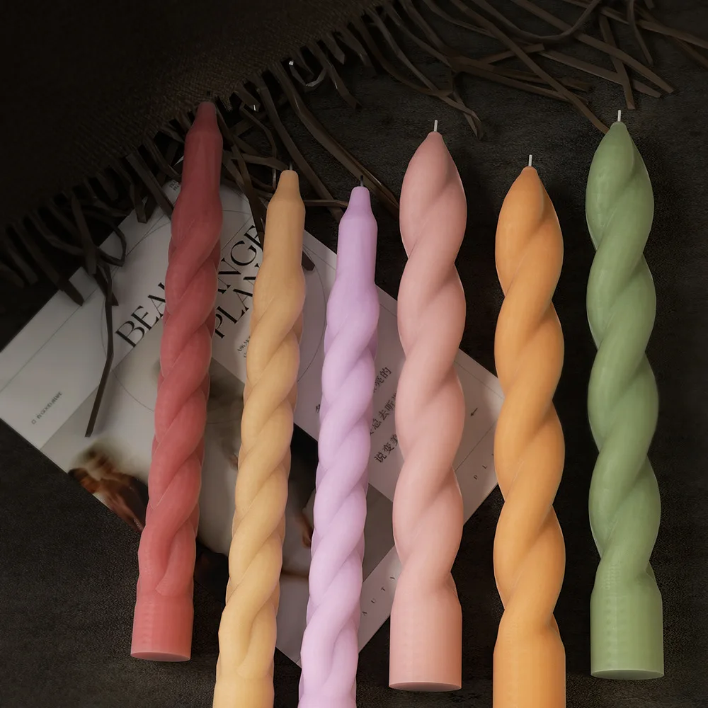 

Спиральная форма для свечей, длинный столб, витая силиконовая форма для свечей «сделай сам», инструменты для домашнего декора ручной работы, принадлежности для изготовления свечей, поделки